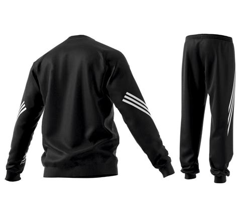 adidas joggingpak zwart|adidas trainingspak mannen.